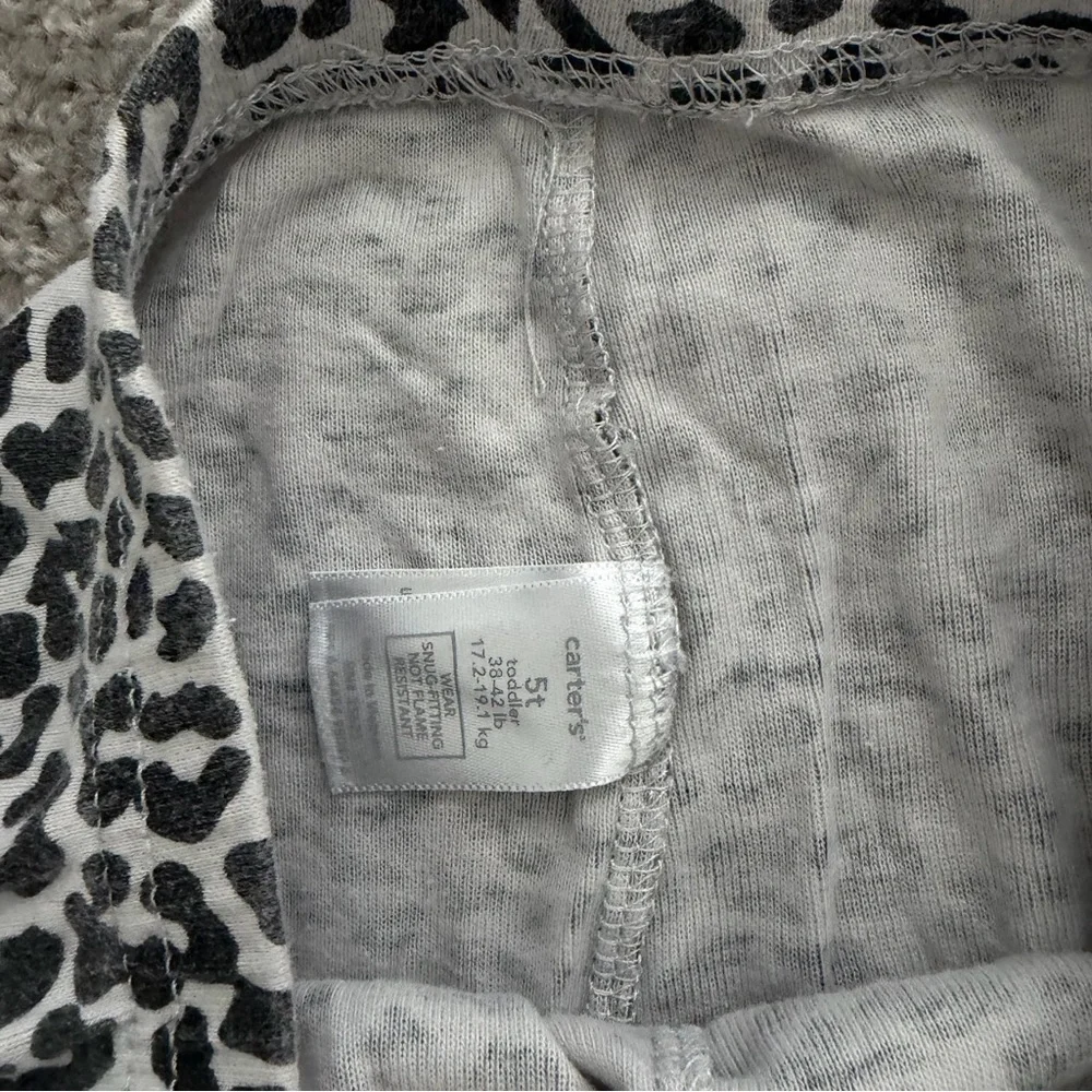 Carters Black Cat Pajama Set